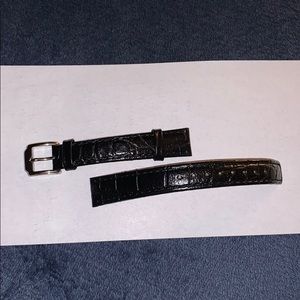 🆕 NWOT Kenneth Cole Black Leather Watchband